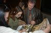 Autographing a poster at the Reel Stuff Film Festival, Dayton, OH